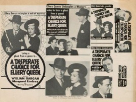 poster Desperate Chance for Ellery Queen, A  (1942)