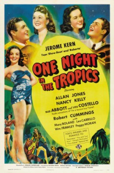 poster One Night in the Tropics  (1940)