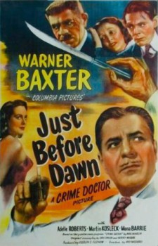 poster Just Before Dawn  (1946)