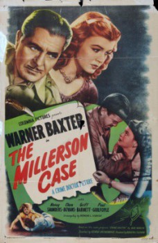 poster Millerson Case, The  (1947)